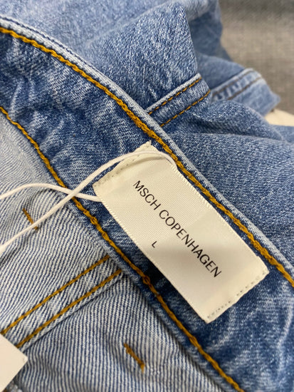 Fabulous MSCH Copenhagen Straight hem jeans UK 12 Blue SR509