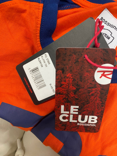 Fabulous Rossignol ski T-Shirt UK L Orange and Blue new CC510