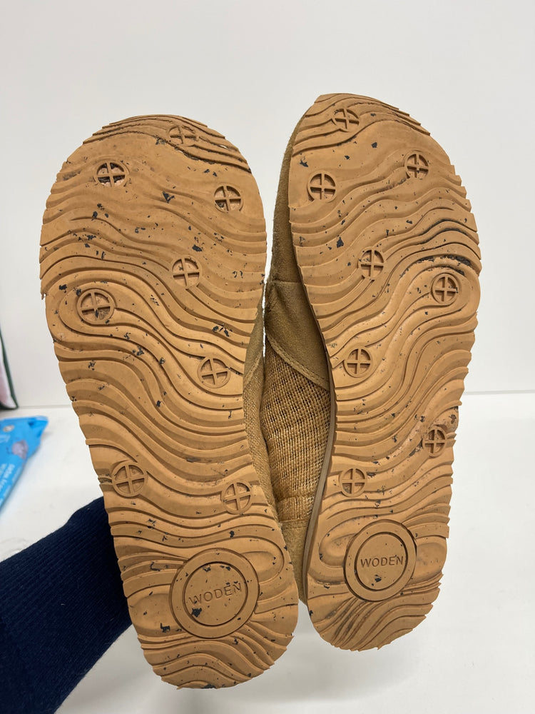 Fabulous Woden suede & mesh Sneakers UK6.5 Brown SR509