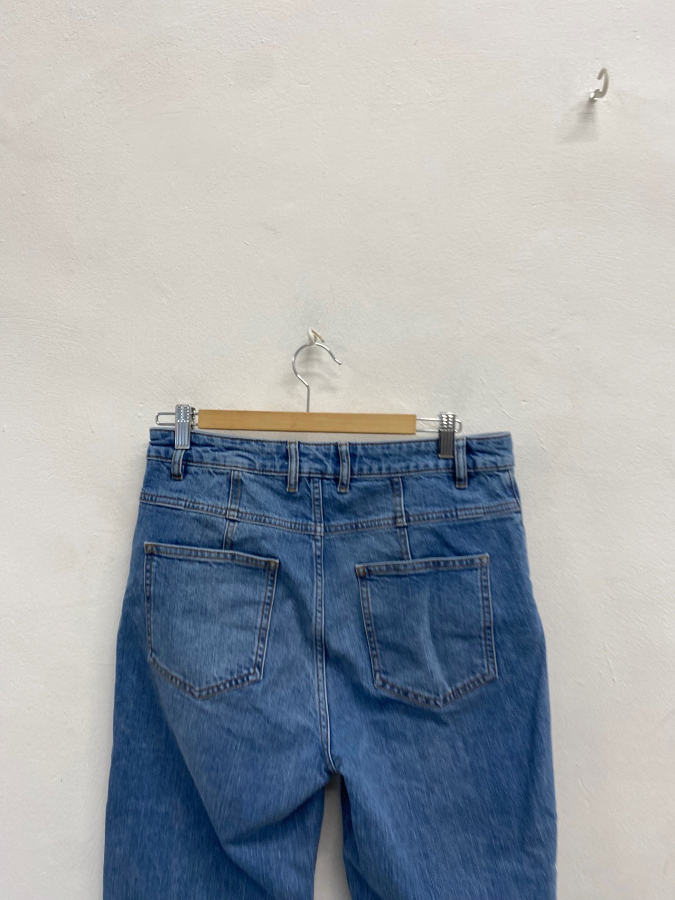 Fabulous MSCH Copenhagen Straight hem jeans UK 12 Blue SR509