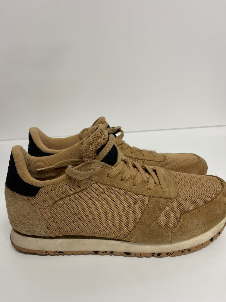 Fabulous Woden suede & mesh Sneakers UK6.5 Brown SR509