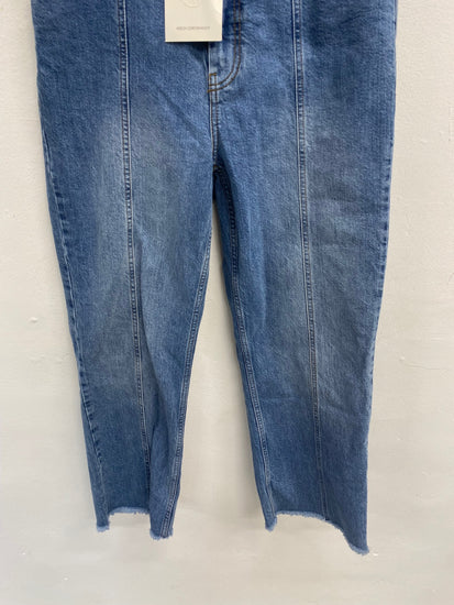 Fabulous MSCH Copenhagen Straight hem jeans UK 12 Blue SR509