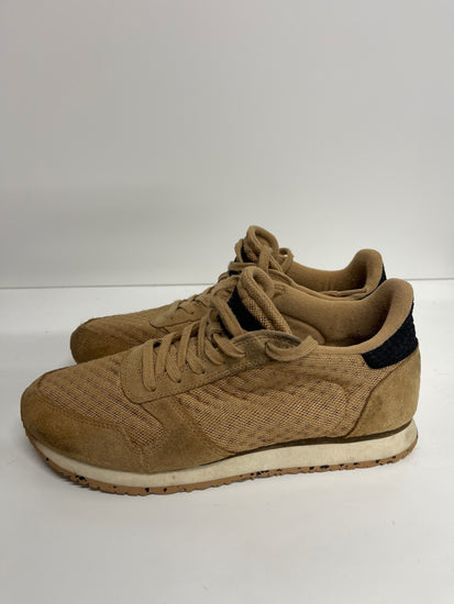 Fabulous Woden suede & mesh Sneakers UK6.5 Brown SR509