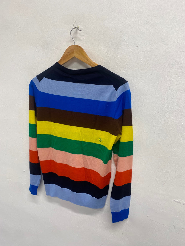 Fabulous Chinti and Parker Sweater cashmere UK 8 Multicolor striped WLH511