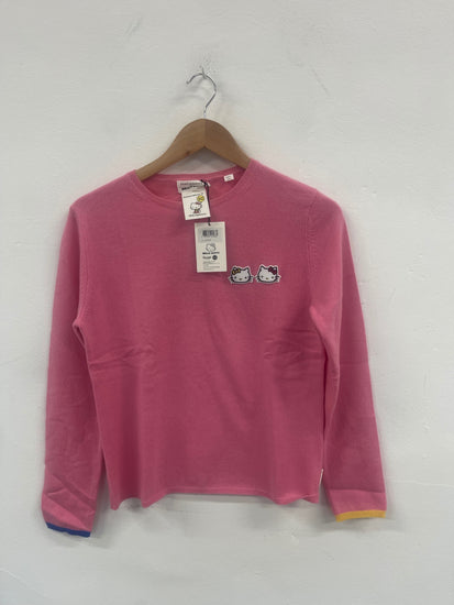 Fabulous Chinti & parker x hello kitty Sweater UKS Pink new WLH511