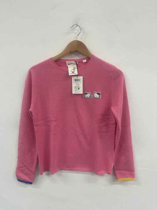 Fabulous Chinti & parker x hello kitty Sweater UKS Pink new WLH511