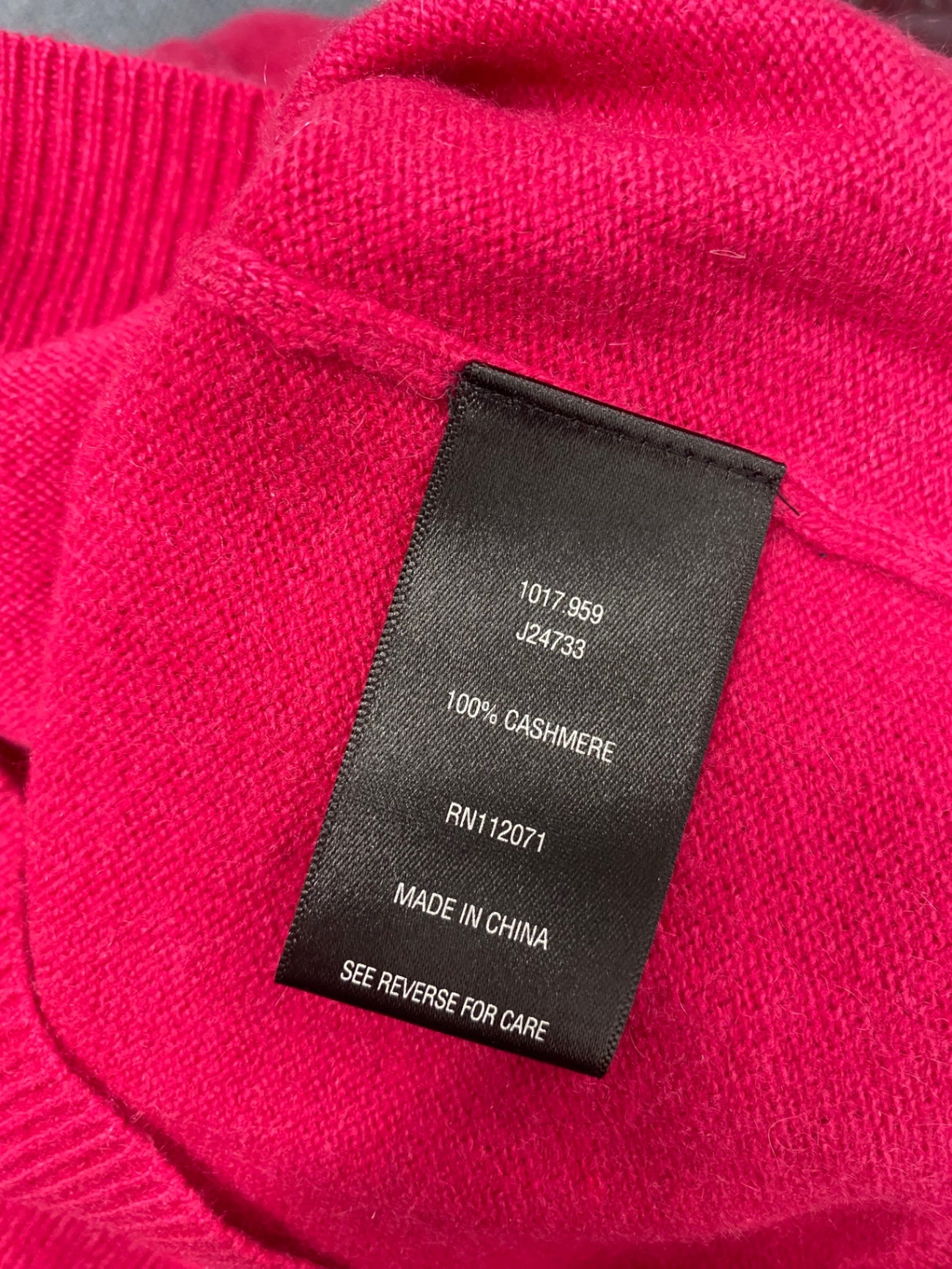 Fabulous Jigsaw cashmere v neck Knitted jumper UK 8 Pink WLH511