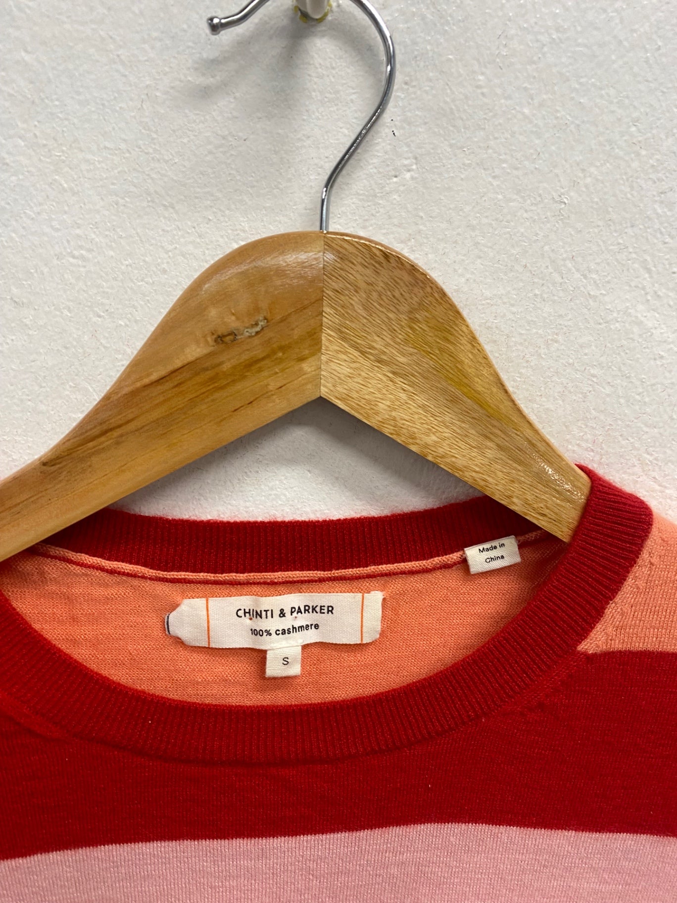 Fabulous Chinti & parker cashmere Sweater UK 8 Multicolor striped WLH511