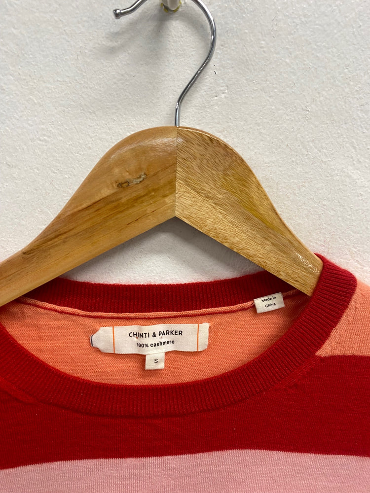 Fabulous Chinti & parker cashmere Sweater UK 8 Multicolor striped WLH511