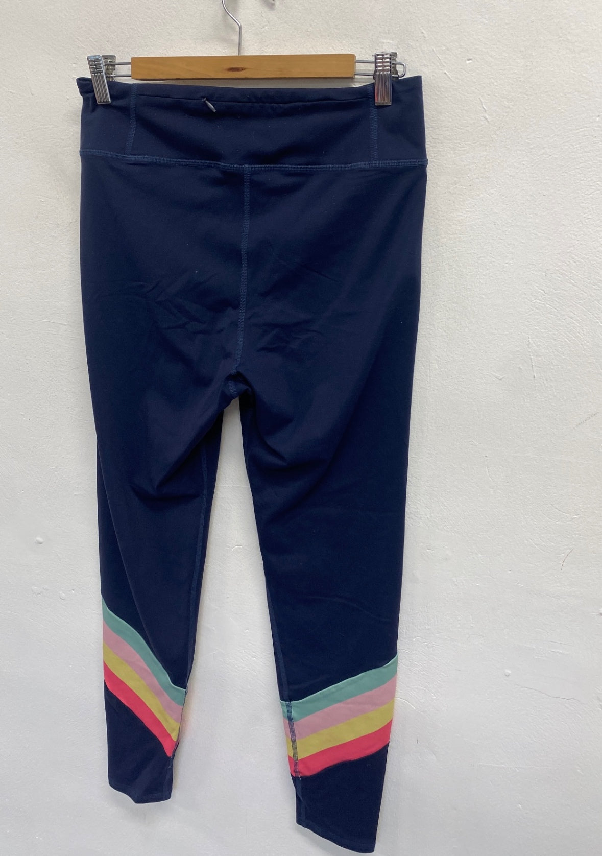 Fabulous Boden Leggings UK 14 Navy striped active LB512