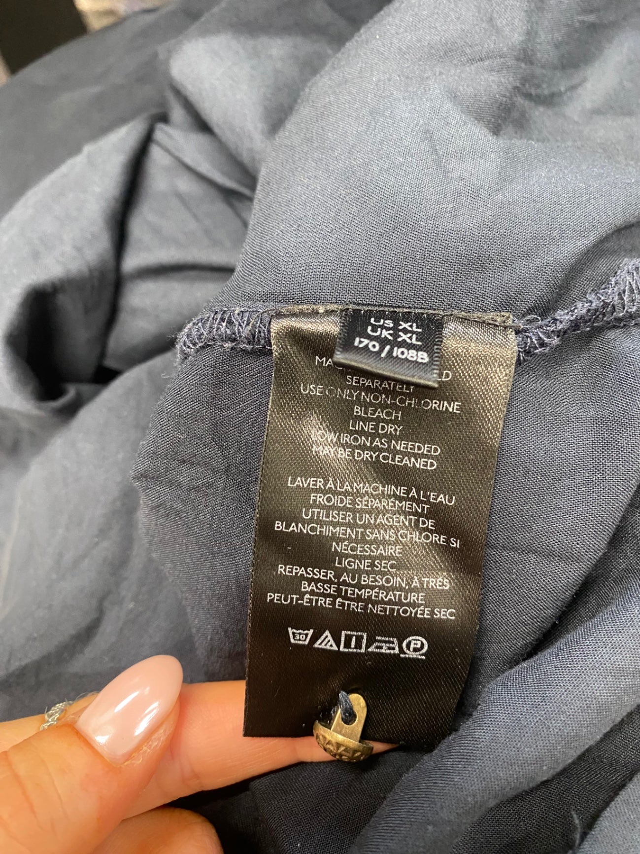 Fabulous Anthropologie Skye Midi Dress UK 14 Navy embroidered LB512