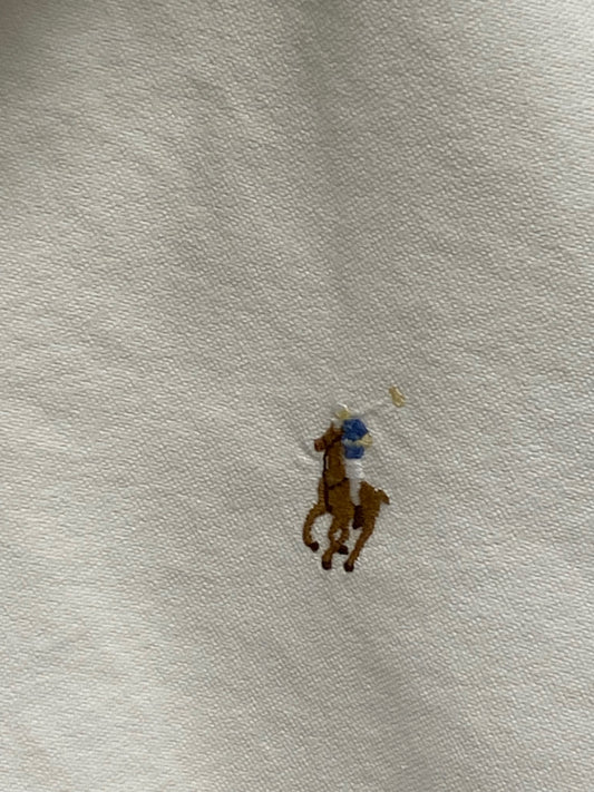 Fabulous Ralph Lauren slim fit cotton Shirt UK M White AE001