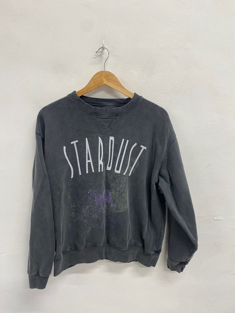 Fabulous Anine bing Sweater splatter printed UK 12 Grey purple AC504