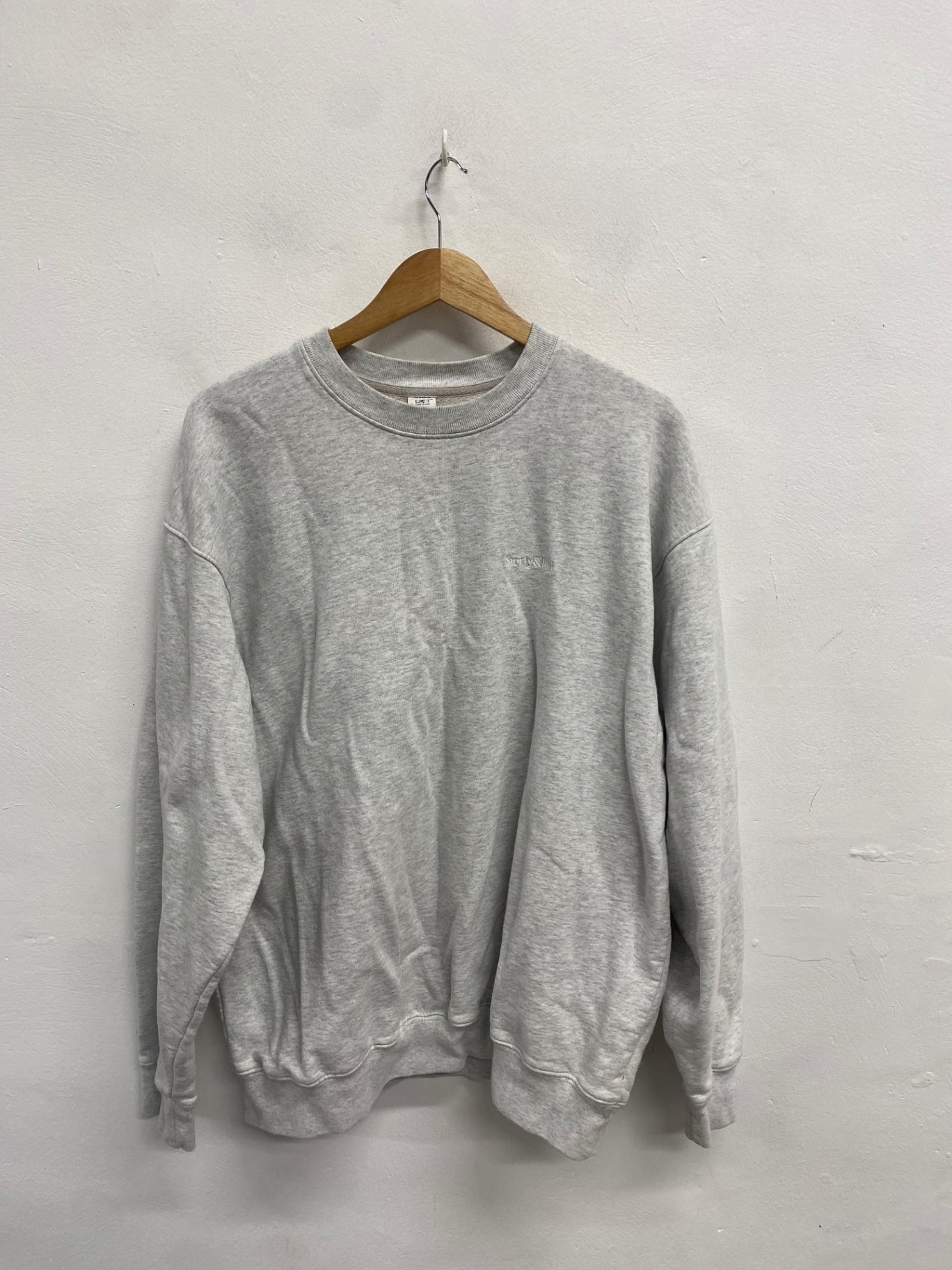 Fabulous Sporty & Rich Sweater oversized UK 12-14 Grey AC504