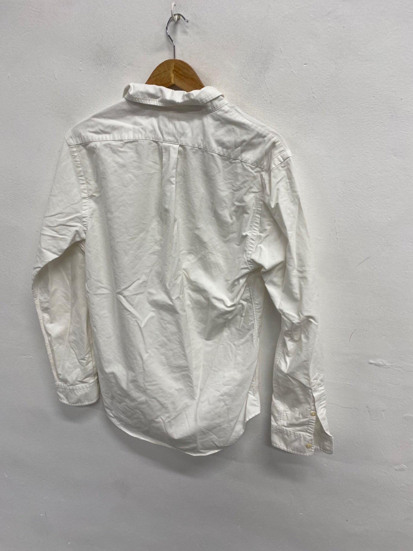 Fabulous Ralph Lauren slim fit cotton Shirt UK M White AE001