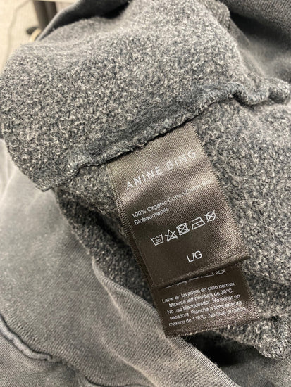 Fabulous Anine bing Sweater splatter printed UK 12 Grey purple AC504