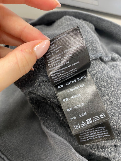 Fabulous Anine bing Sweater splatter printed UK 12 Grey purple AC504