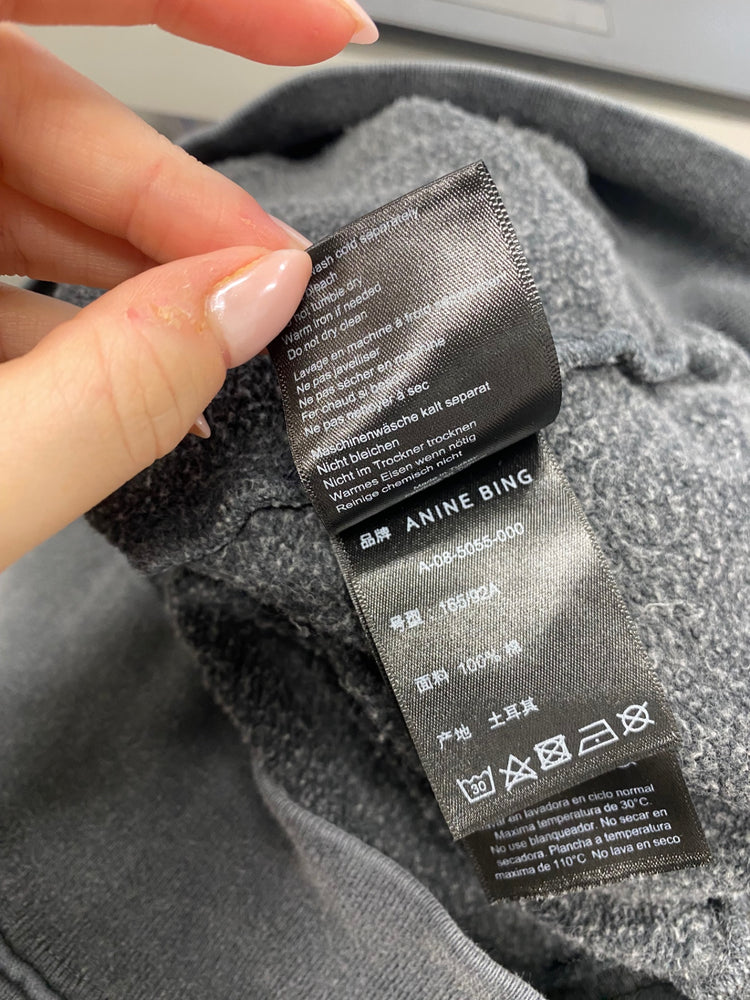 Fabulous Anine bing Sweater splatter printed UK 12 Grey purple AC504