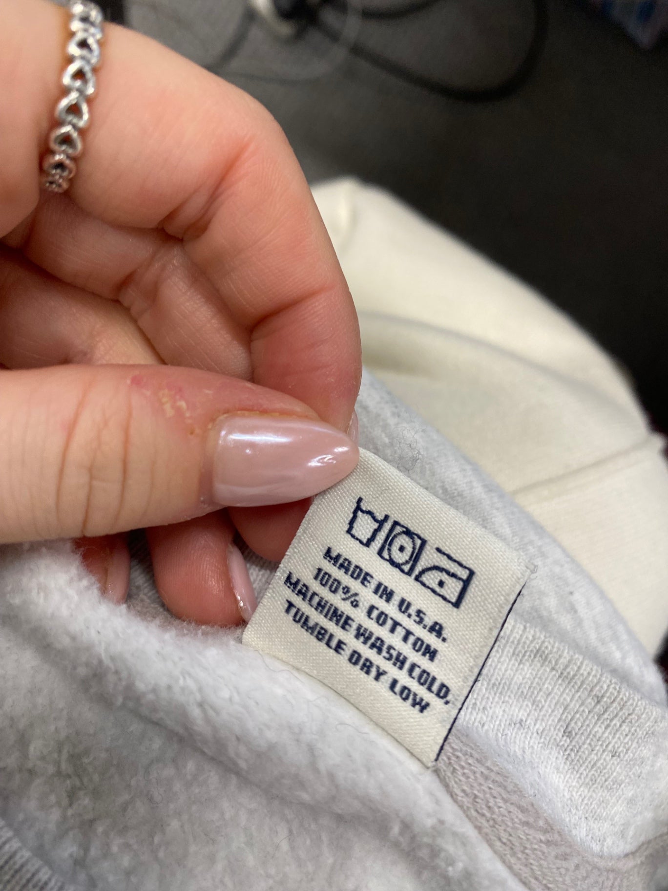 Fabulous Sporty & Rich Sweater oversized UK 12-14 Grey AC504