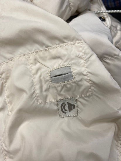 Fabulous The North Face longline Puffer Jacket UK 10/12 Beige down filled CC510