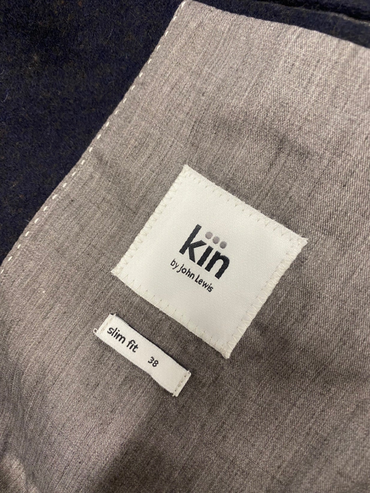 Fabulous kin by John Lewis Blazer UK S 38” chest Navy SA514