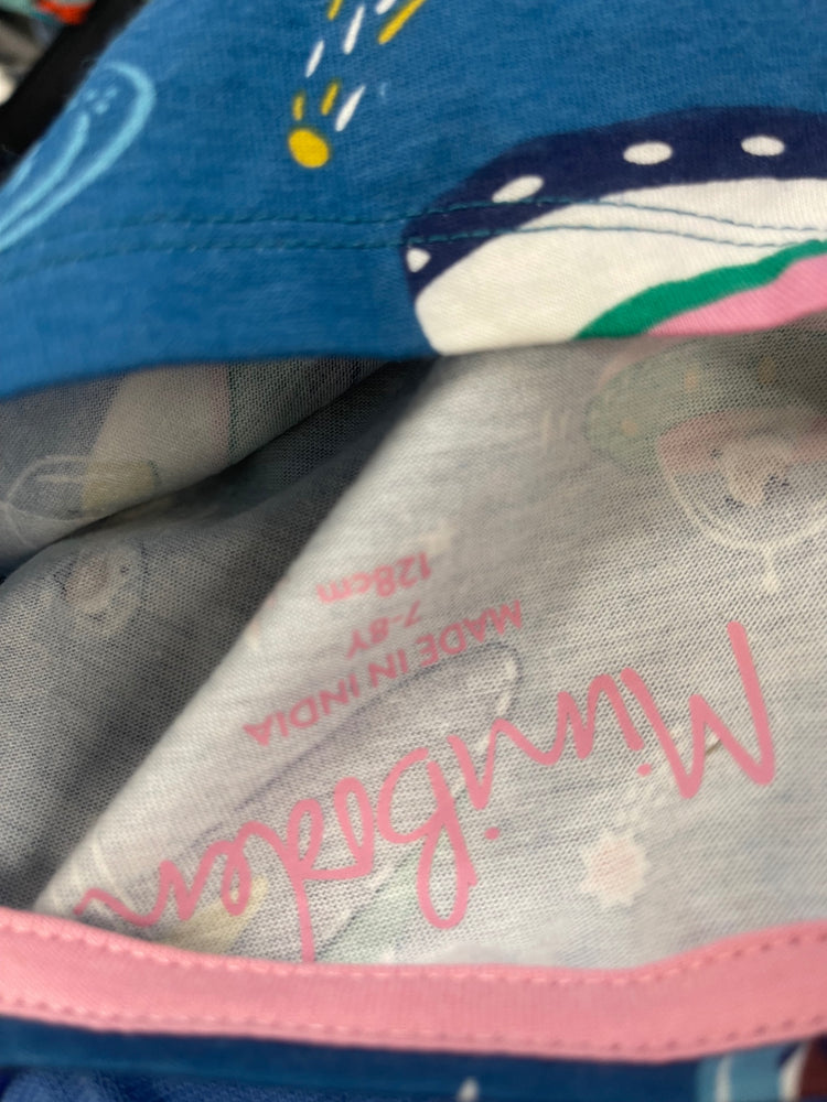 Fabulous Mini Boden space top & bottoms OutfitAge 7-8 Blue