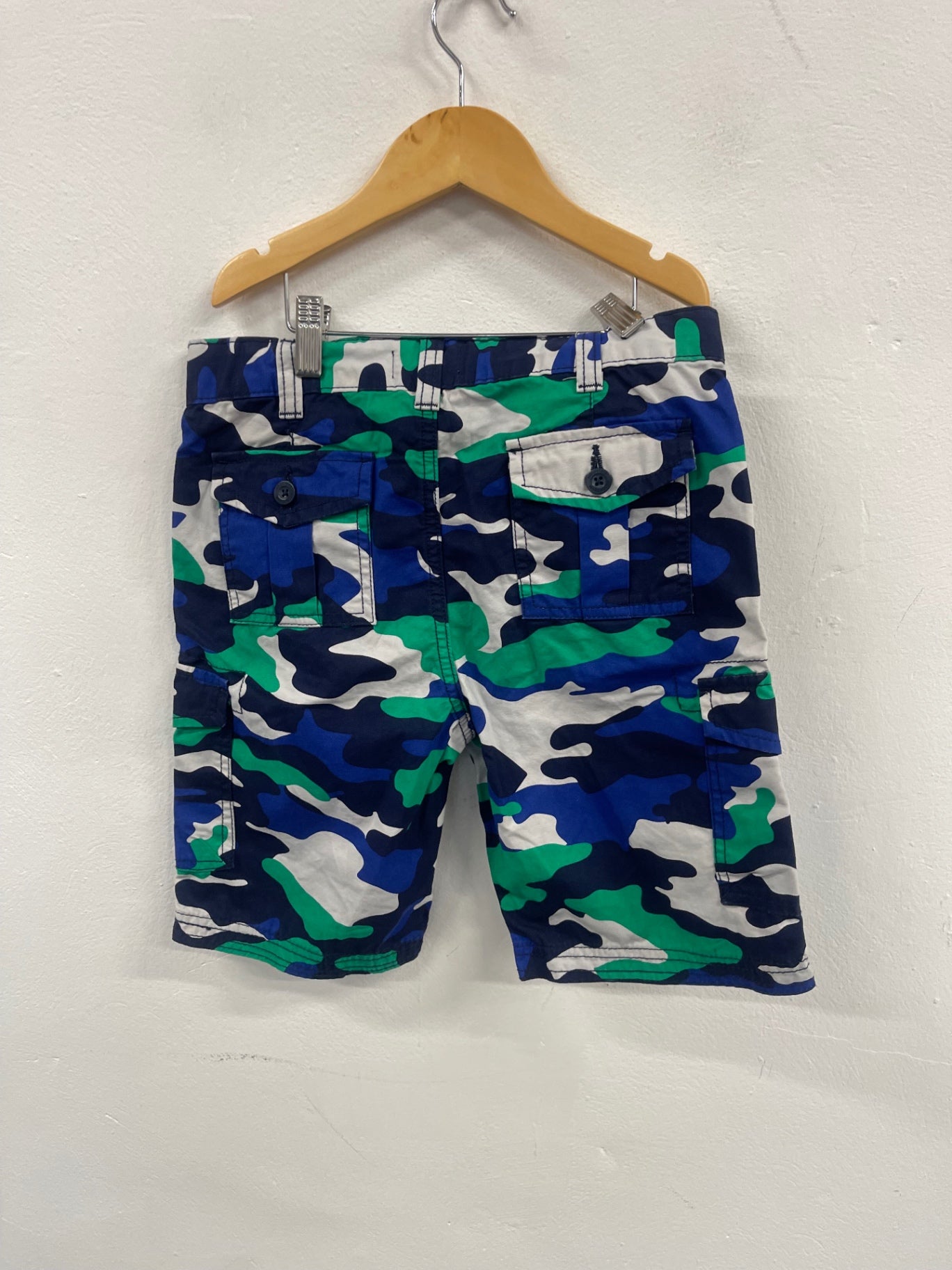 Fabulous Mountain Warehouse adjustable practical Shorts Age 9-10 blue green JC007