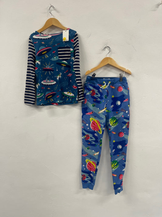 Fabulous Mini Boden space top & bottoms OutfitAge 7-8 Blue