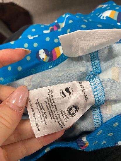 Fabulous Kite Leggings Age 8 Blue sausage dog printed JC007