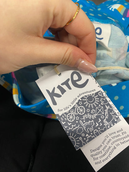 Fabulous Kite Leggings Age 8 Blue sausage dog printed JC007