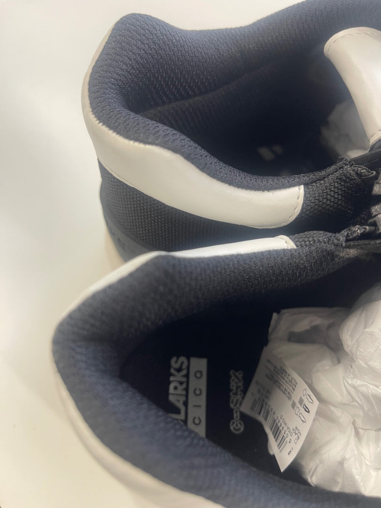 Fabulous Clark’s Cico Mid O teenager Sneakers Uk7 Black Suede LW516