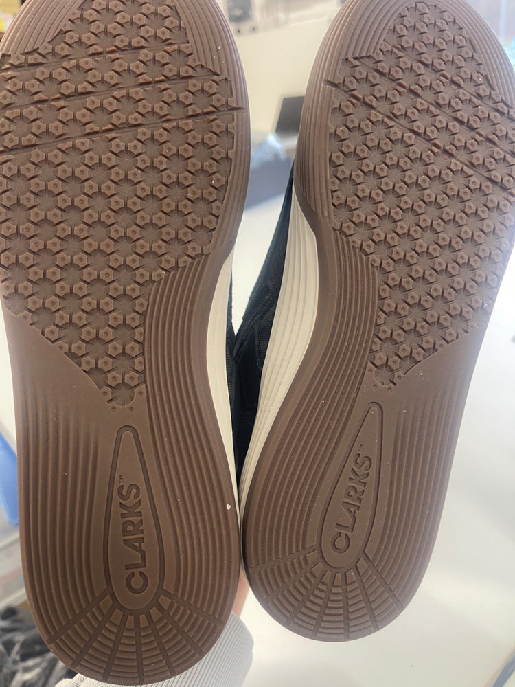 Fabulous Clark’s Cico Mid O teenager Sneakers Uk7 Black Suede LW516