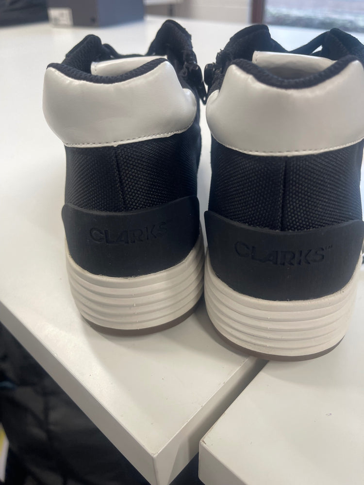 Fabulous Clark’s Cico Mid O teenager Sneakers Uk7 Black Suede LW516