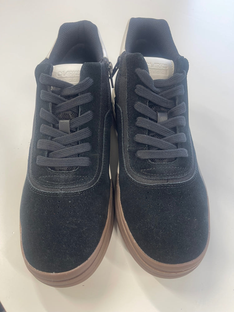 Fabulous Clark’s Cico Mid O teenager Sneakers Uk7 Black Suede LW516