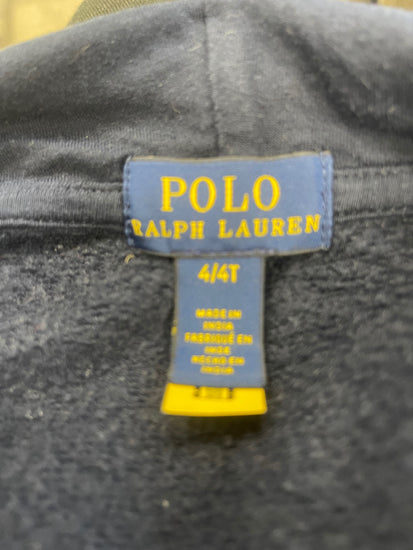 Fabulous Polo Ralph Lauren Tartan Scottish Hoodie Age 4 Navy Blue HE520