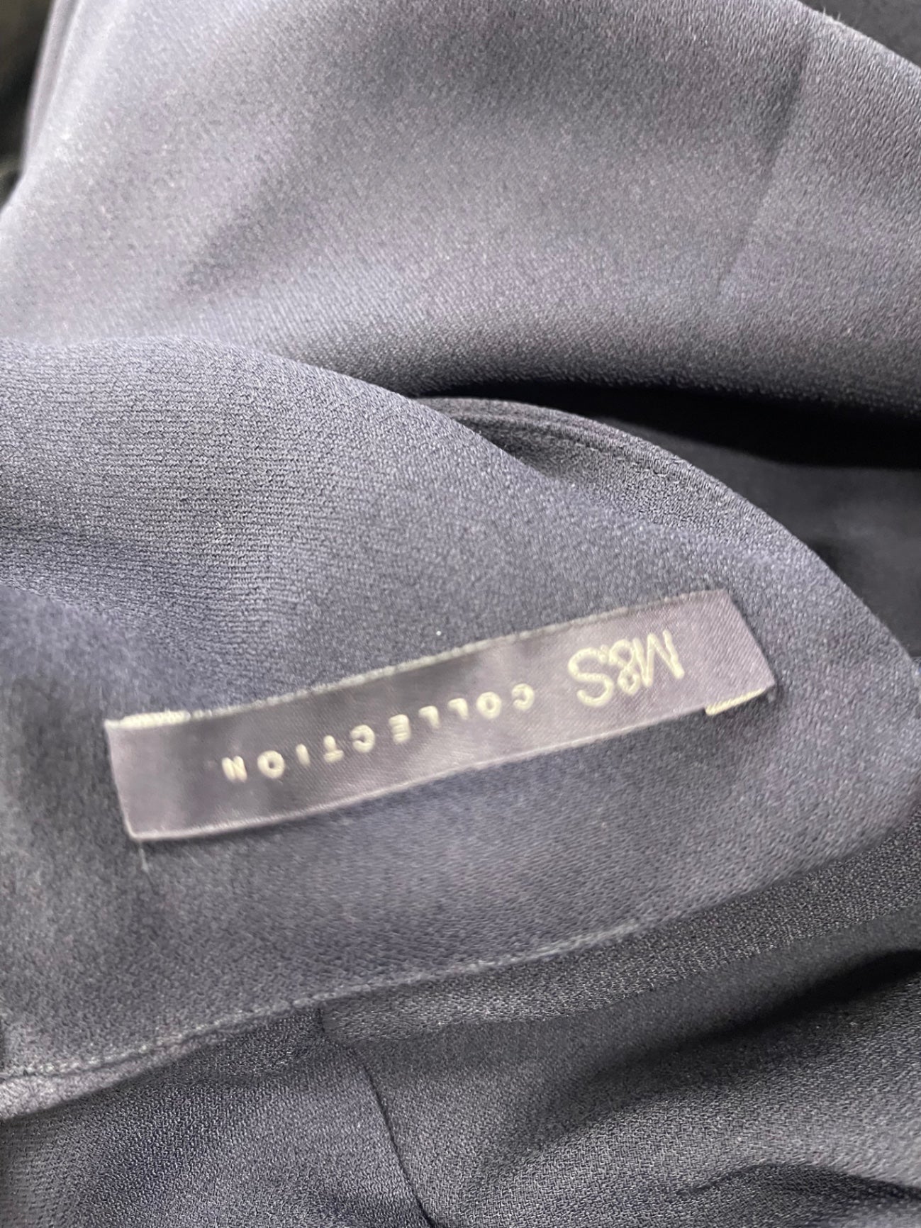 Fabulous M&S Collection block colour shift  Dress Uk16 Navy MF524