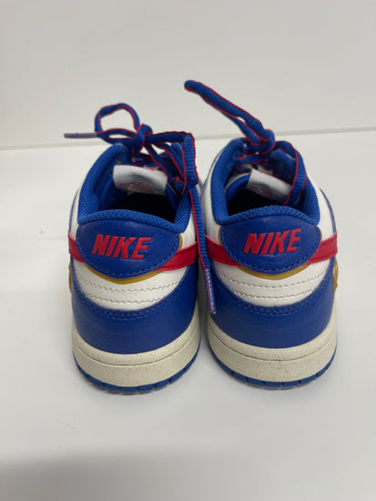 Fabulous Nike Dunk Low GS superhero Sneakers UK2.5 Blue & white JG527