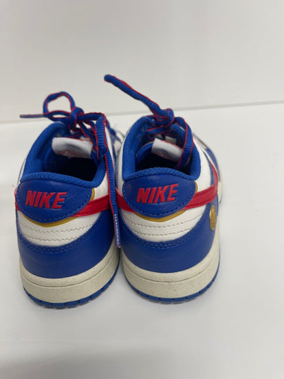 Fabulous Nike Dunk Low GS superhero Sneakers UK2.5 Blue & white JG527