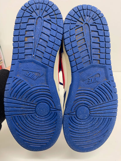 Fabulous Nike Dunk Low GS superhero Sneakers UK2.5 Blue & white JG527