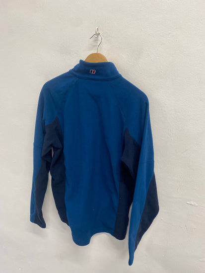 Classic berghaus fleece active Sweater UK L Blue ED537