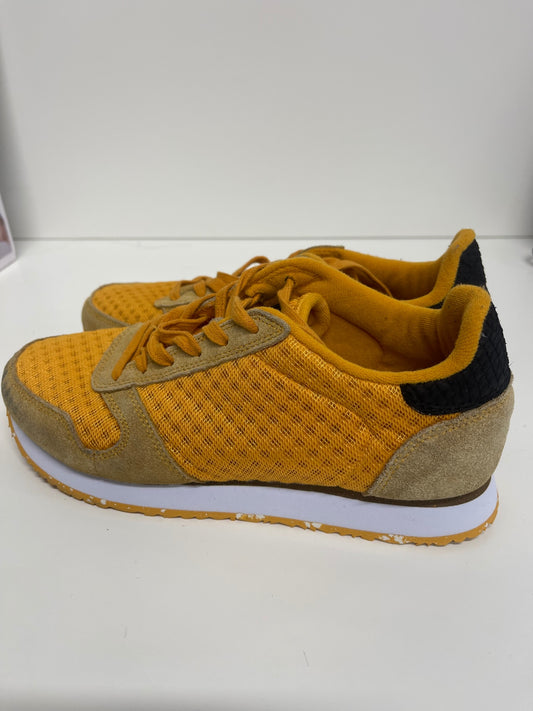 Stunning Woden Ydun Suede Sneakers UK6.5 sunset Yellow AS536