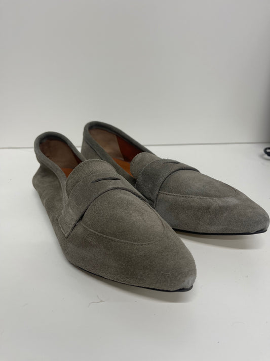 Stunning A piedi suede weekend Loafers Uk7 Grey AZ536