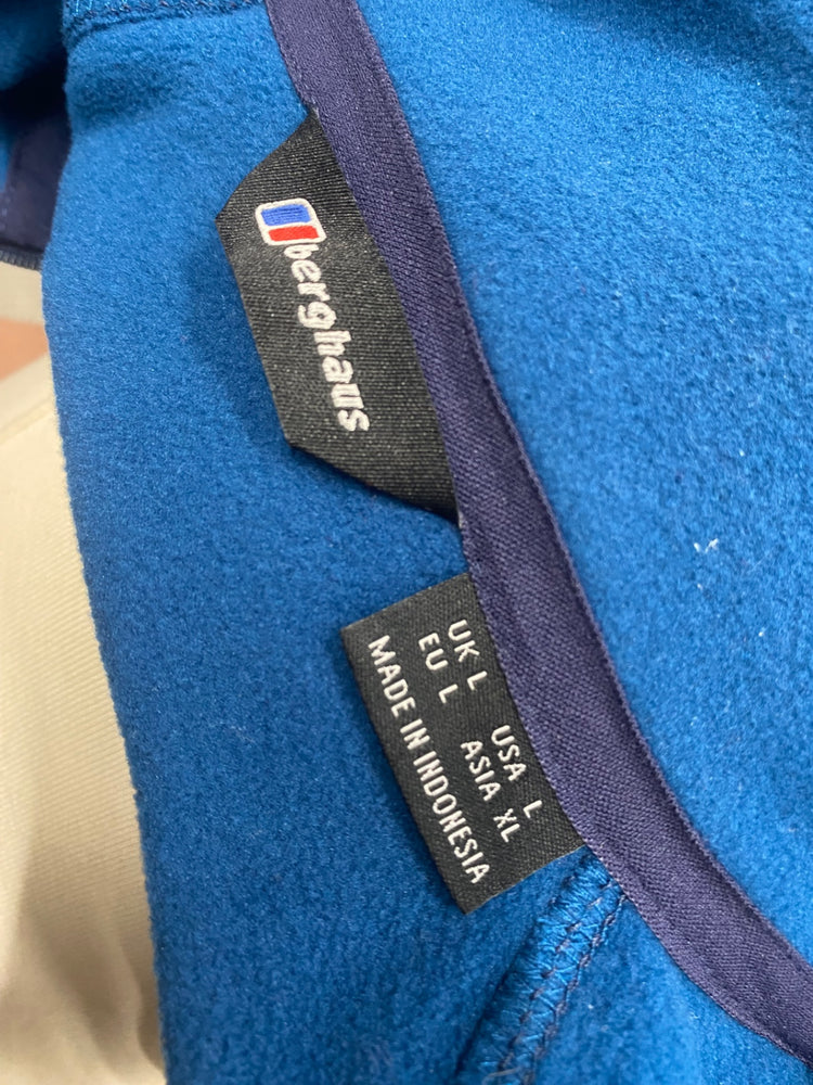 Classic berghaus fleece active Sweater UK L Blue ED537