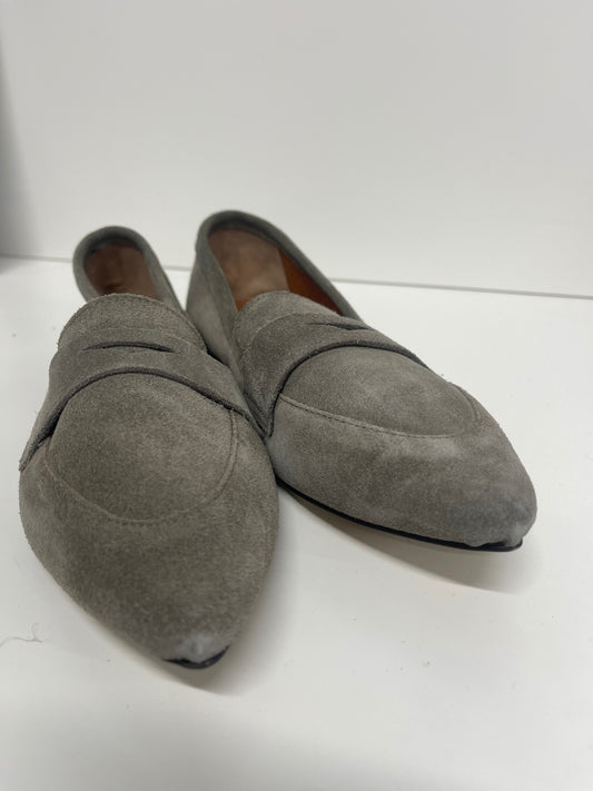 Stunning A piedi suede weekend Loafers Uk7 Grey AZ536