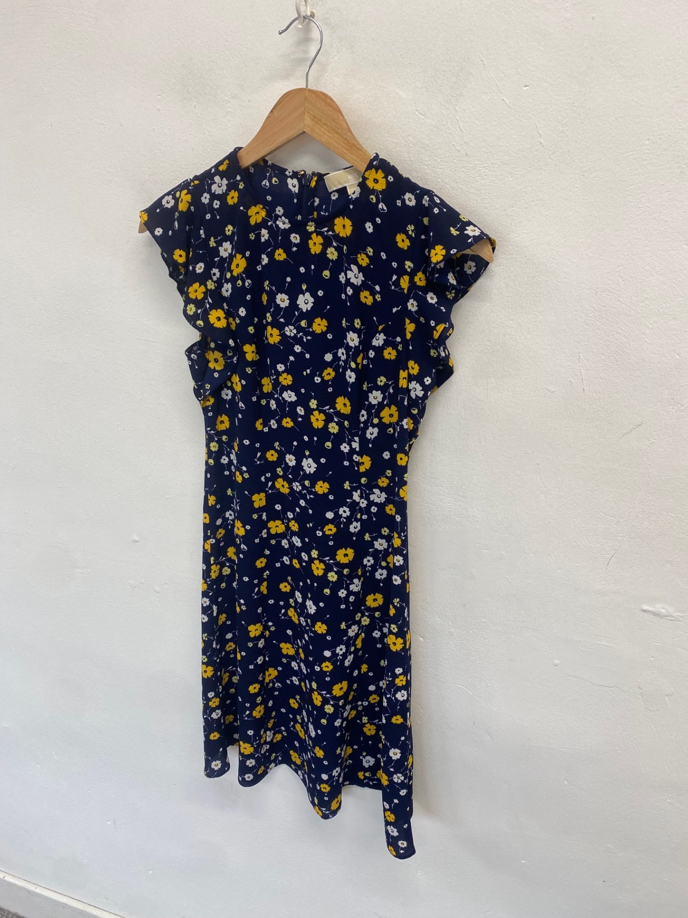 Stunning Michael Kors Mini dress Uk 6 Navy floral FH539