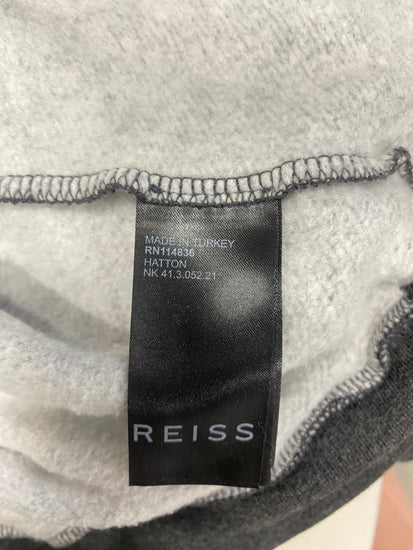Classic Reiss Sweater UK M Charcoal Grey cotton Mens CH542