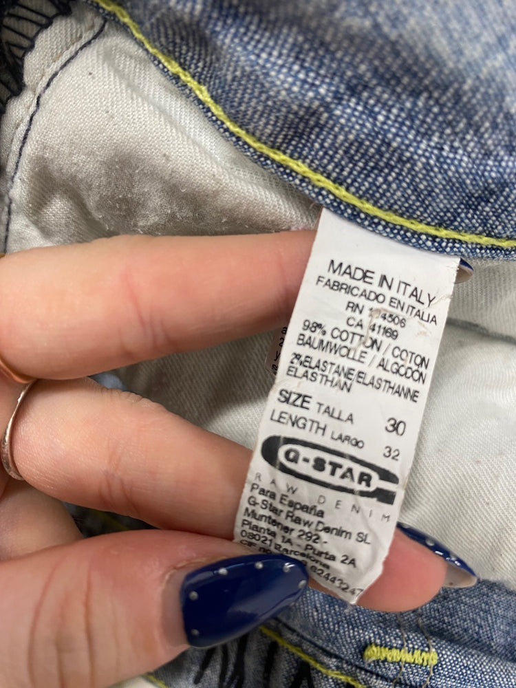Stunning G Star raw Low waisted jeans W30" Blue CH542