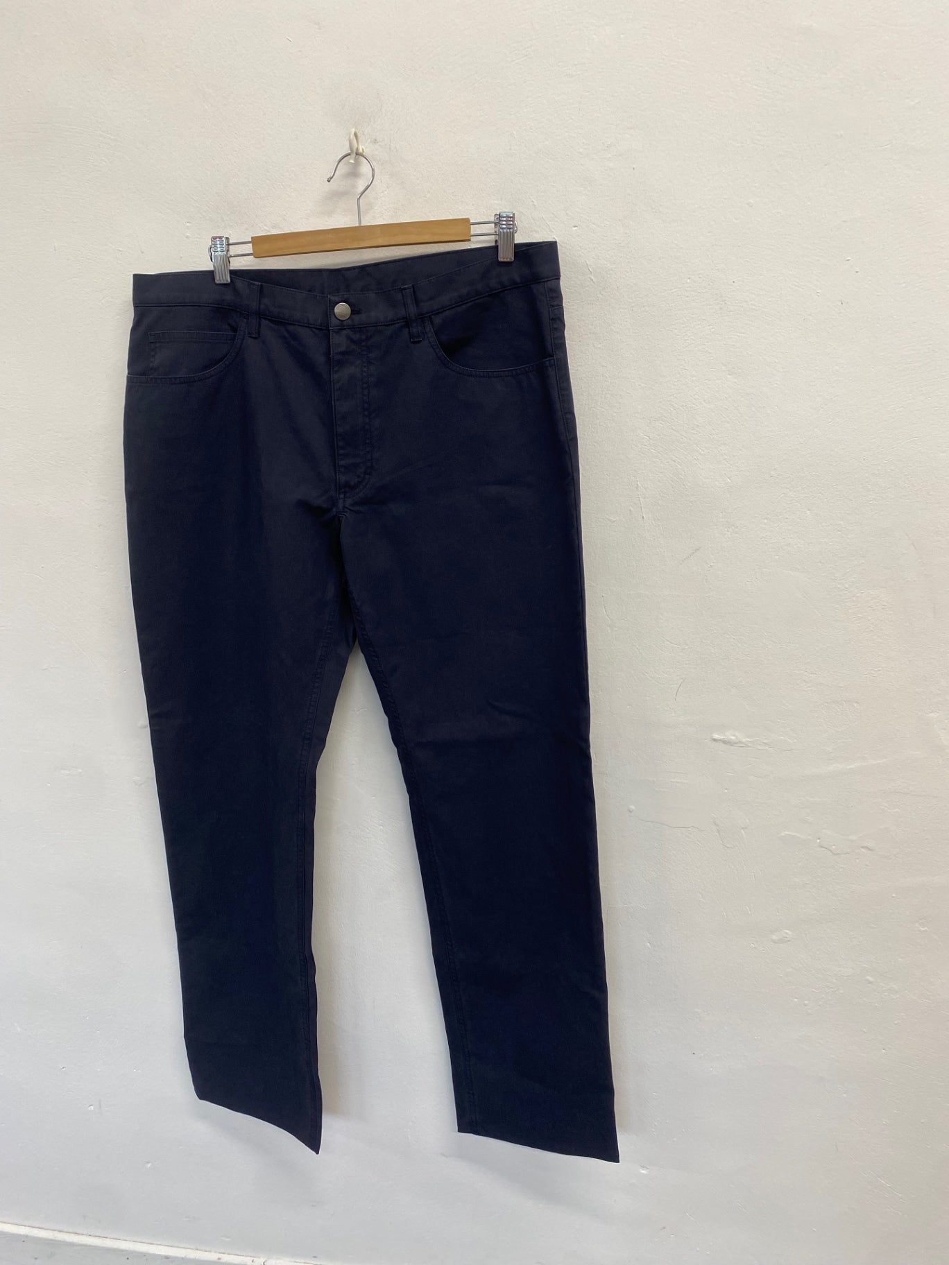 Classic Lori piana Chino Trousers W38" Navy SH549