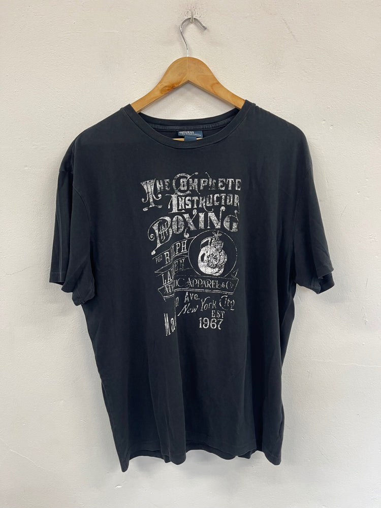 Stunning Polo by Ralph Lauren New York Boxing Club T-Shirt UkL Black HI550
