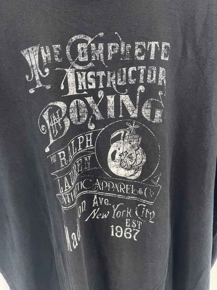 Stunning Polo by Ralph Lauren New York Boxing Club T-Shirt UkL Black HI550